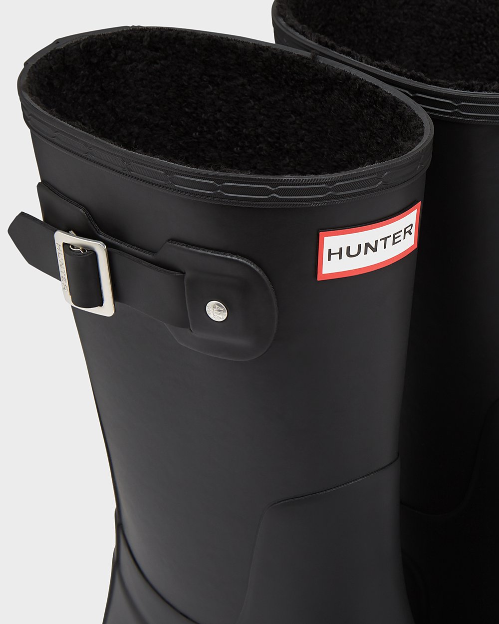 Mens Hunter Short Rain Boots Black - Original Insulated - 1435086-EZ